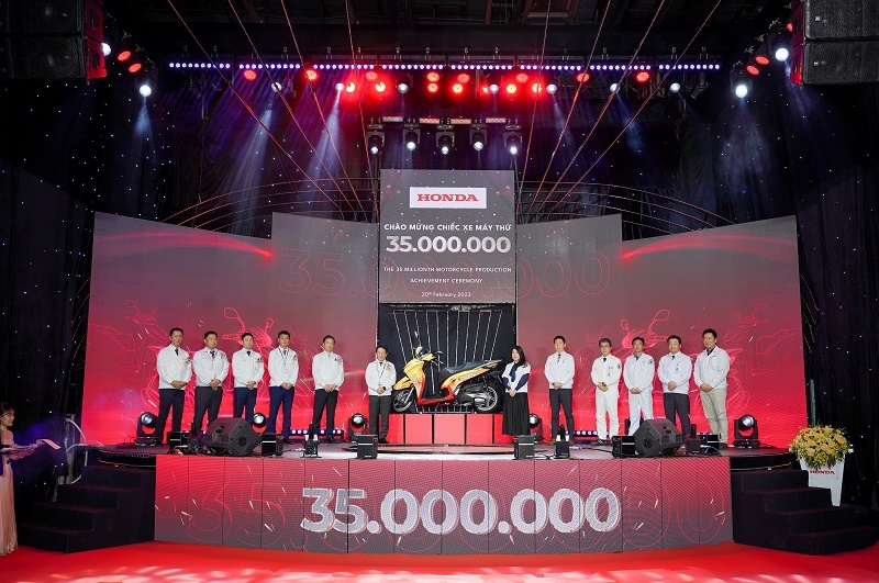 Honda Việt Nam: Cán mốc 35 triệu chiếc xe máy có mặt tại Việt Nam
